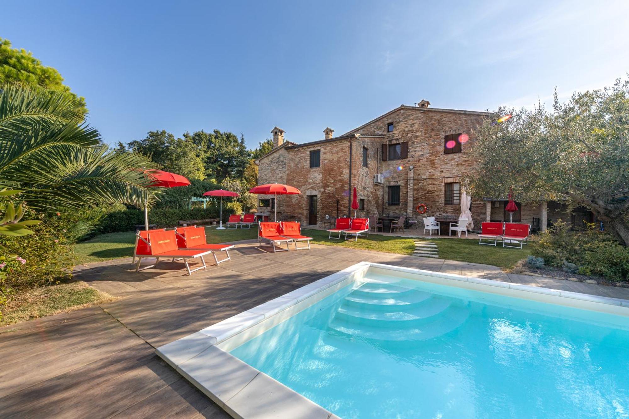 Agriturismo Corte Decia Saludecio Dış mekan fotoğraf